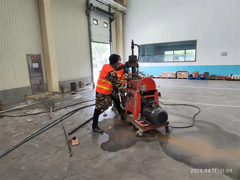 福安厂房地面下沉塌陷注浆加固施工